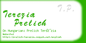 terezia prelich business card
